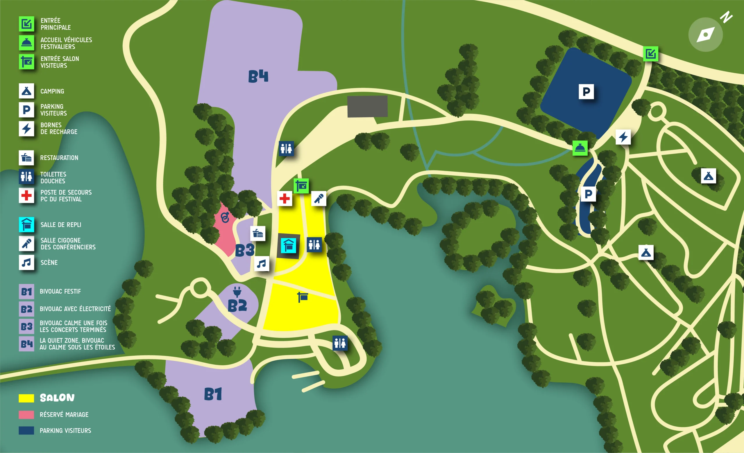 Plan du festival